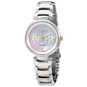 FX04077B NWT Citizen Fashion Ladies Eco-Drive Steel Authentic Watch